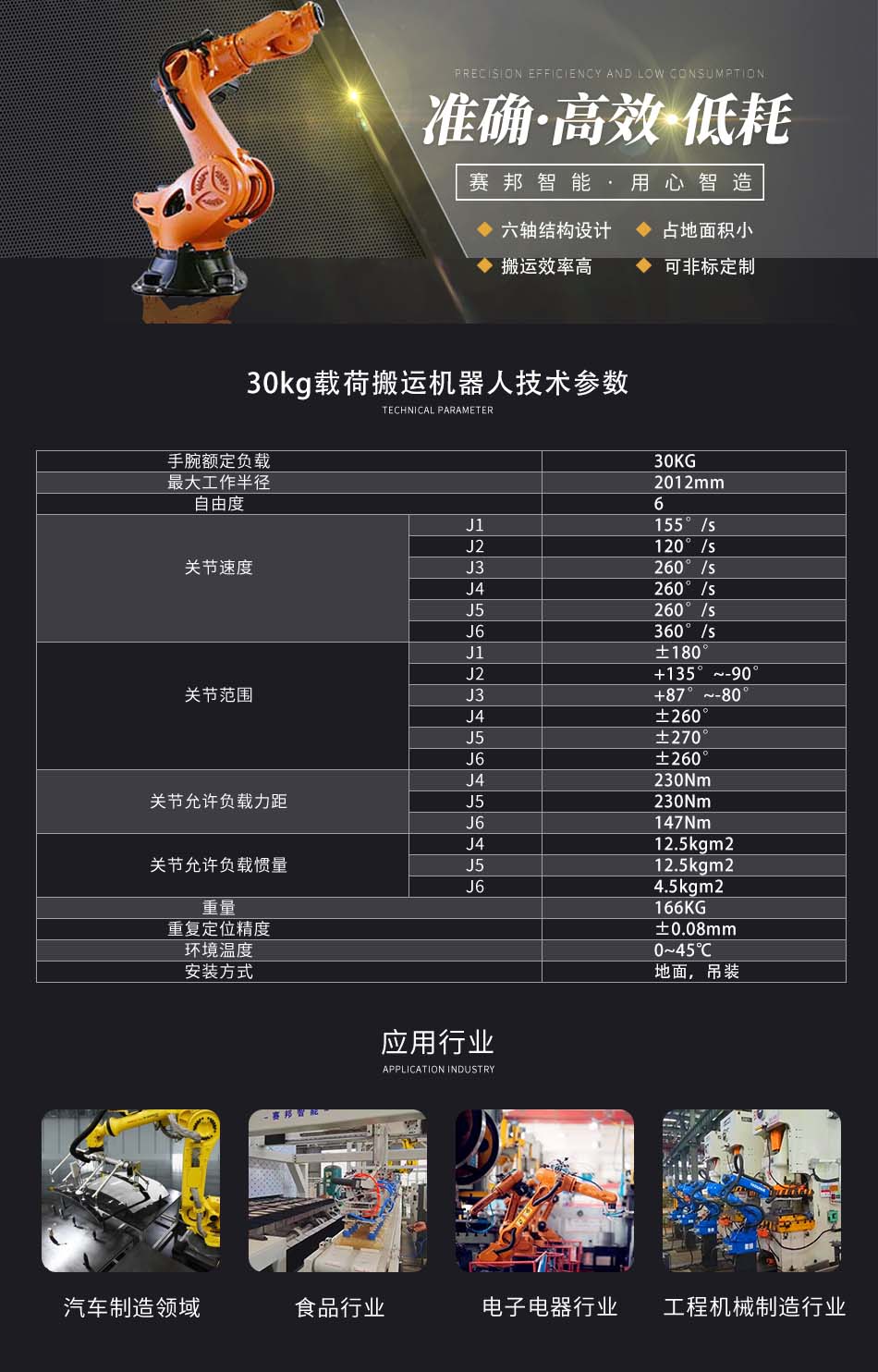 30kg搬运机器人